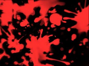 Sang sur fond noir