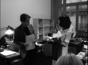 Jean-Pierre Léaud et Chantal Goya dans Masculin féminin